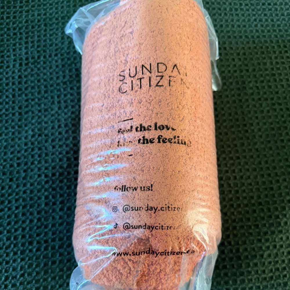 New! Sunday Citizen Throw in Masala Orange